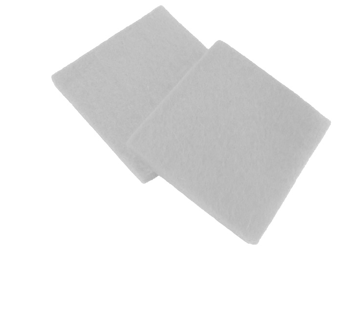 Drahtreiniger Alu/weiss,1 x Klammer und 4 x Filz weiß