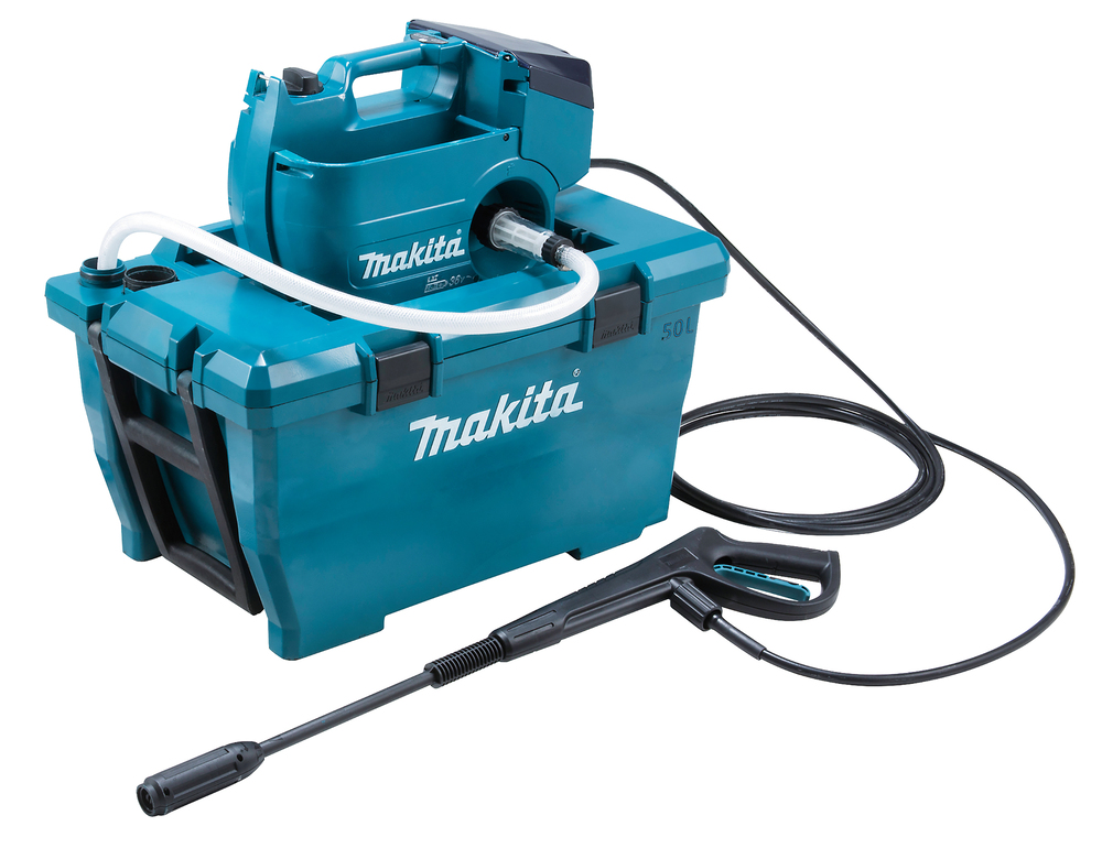 Akku-Hochdruckr. MAKITA DHW080ZK 2x18V 30-55bar,mit Wassertank ohne Akku
