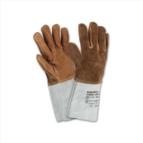 Schweißerhandschuh ESPUNA Gr.10 EN 388 2.5.4.2. Cat.II, EN 407, EN 12477