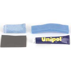 Acrylglas Polierset,4-teilig mit 125 ml Paste Poliertuch,Schwamm u.Polierpapier