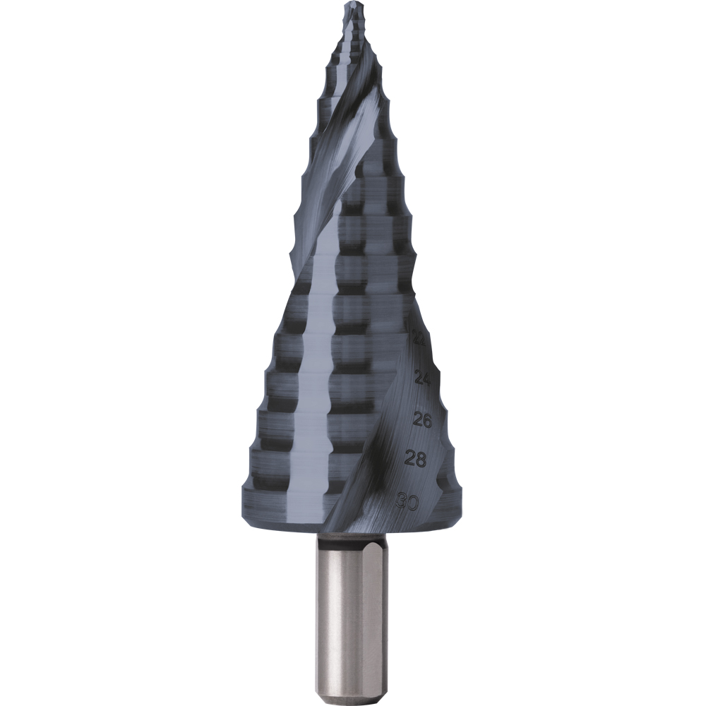 Stufenbohrer QUICK-STEP Gr.2 HSS-AlTiN, 8-30mm