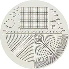Messskala PEAK 1 zu PEAK Messlupe