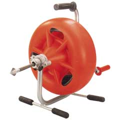 Rohrreiniger 40-100mm,manuell,13mmx15m Spirale,Kreuzblattbohrer 35mm Ø