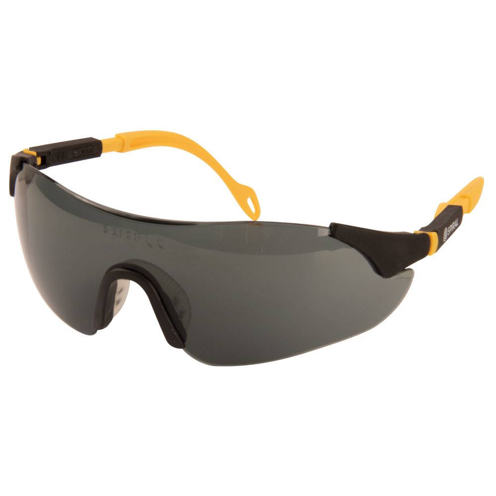 Bügelschutzbrille SPIRAL Safety, getönt EN 166, 5-3,1 1 FT UV-Schutz