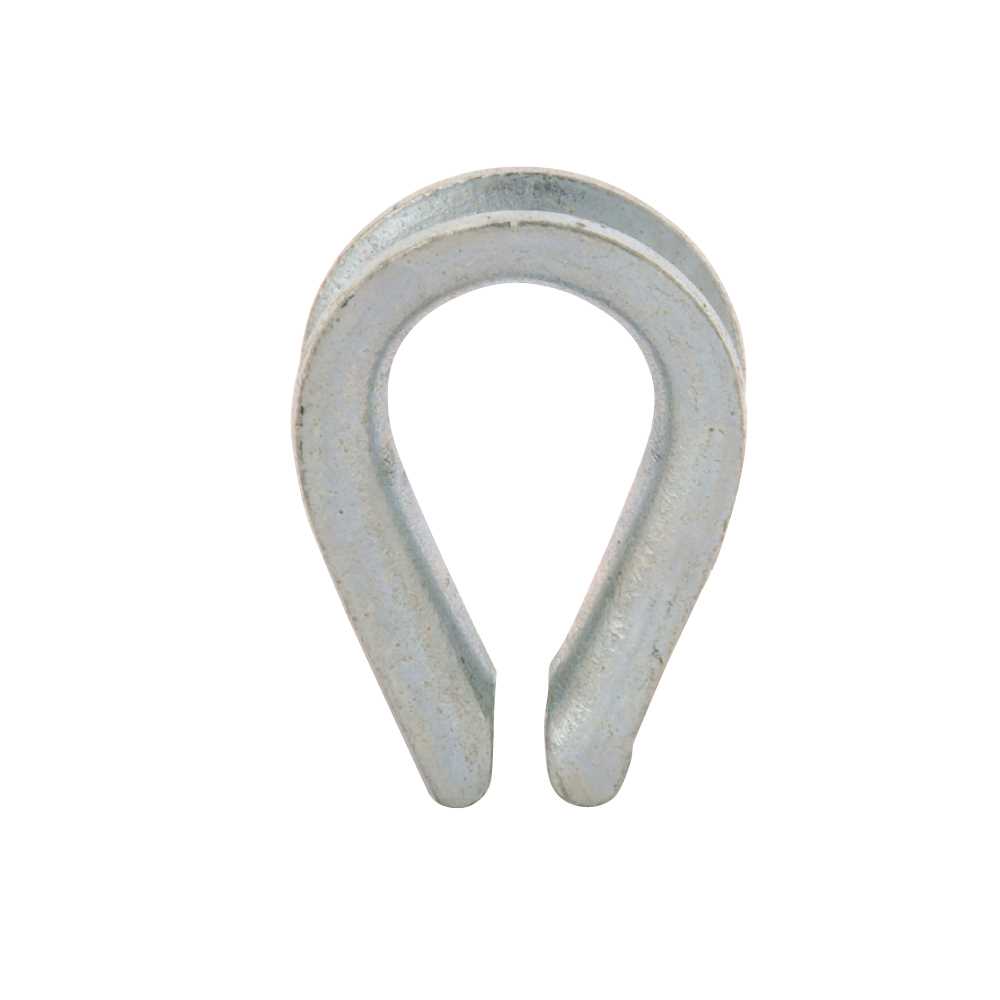 Seilkausche RW=13mm,verzinkt, Seil-Ø 12m 25 Stück/Karton