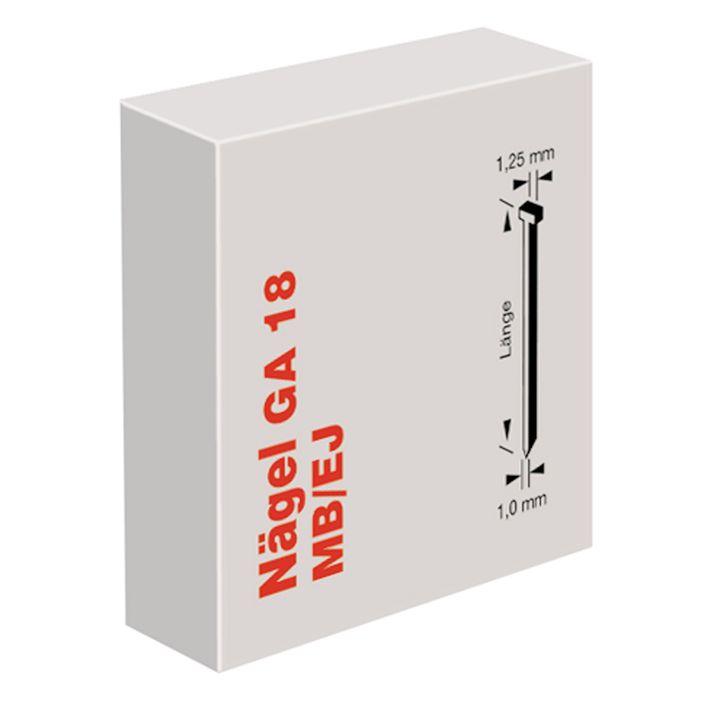 5000 Stück Tackernägel J 15mm lang 18GA 1,25x1mm