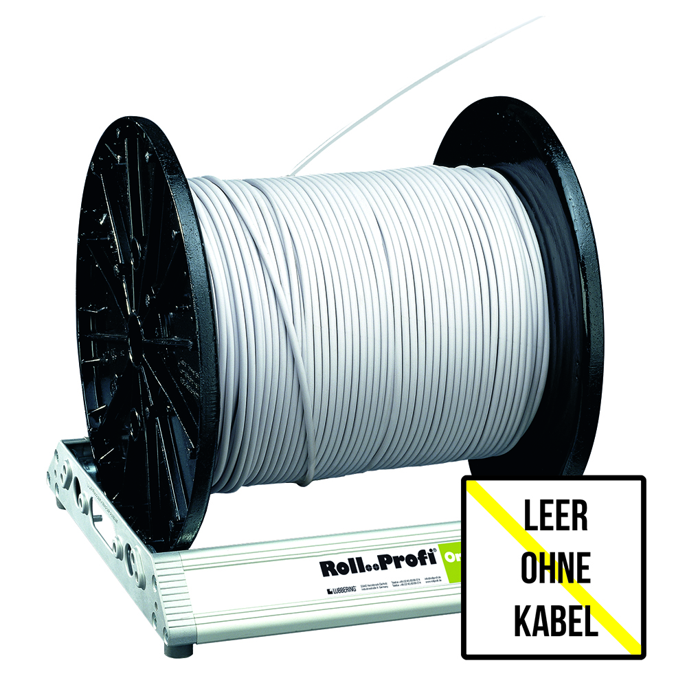 Kabeltrommel-Abroller 200 kg Tragkraft 670mm Tragwalzenbreite