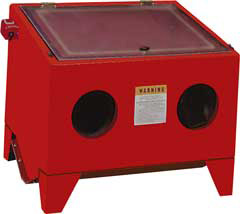 Handy-Blast-Sandstrahl-Box,mit Pressluft -Sandstrahl-Pistole,580x480x490mm