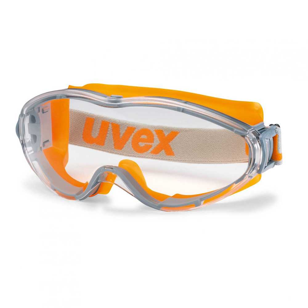 Vollsichtbrille UVEX ultrasonic 9302 Scheibe farblos, Rahmen orange/grau
