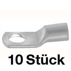 10 Ringkabelschuhe 4,0-6,0/M5 unisoliert,E-CU,verzinnt,10 Stück