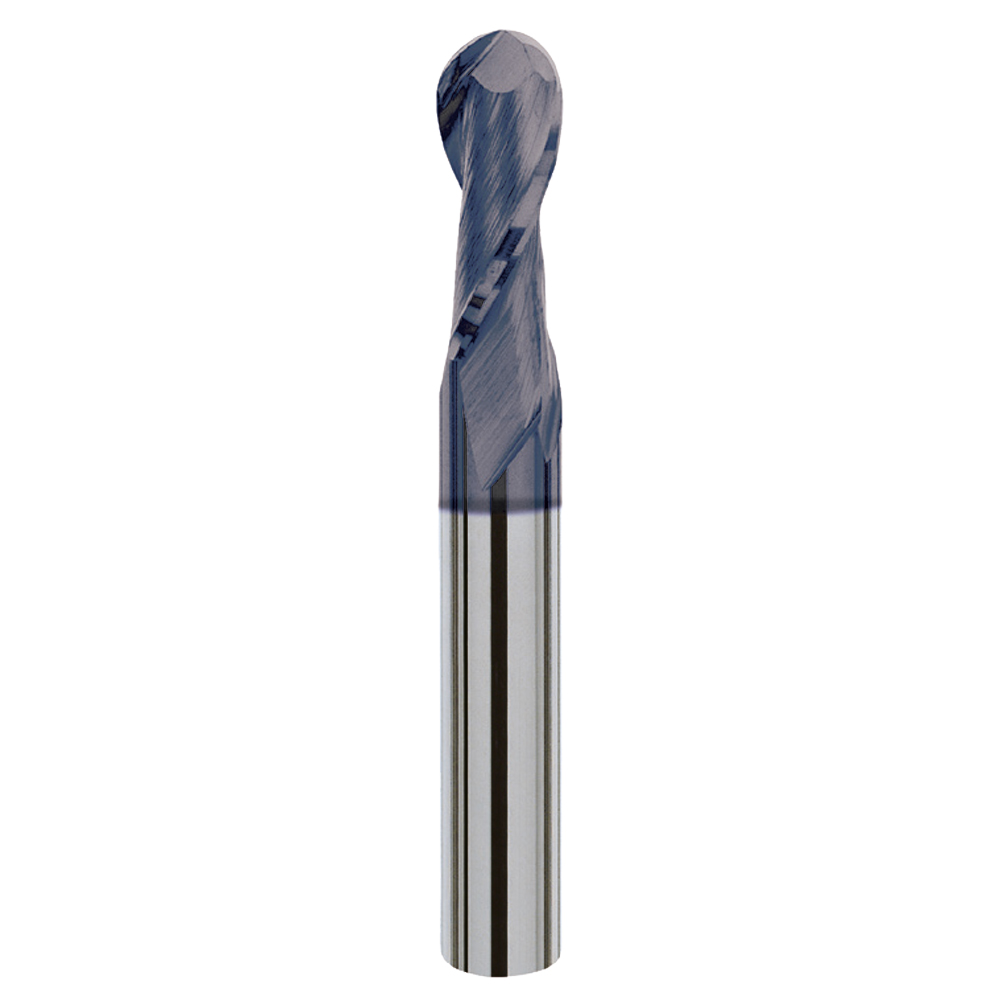 VHM-Kugelfräser Ø3;Z=2;kurz/AlCrN (GLxSL)50x5/Schaft D6nach DIN 6535A