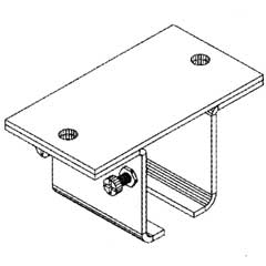 Deckenbefestigung für C-Profil 30x35mm verzinkt
