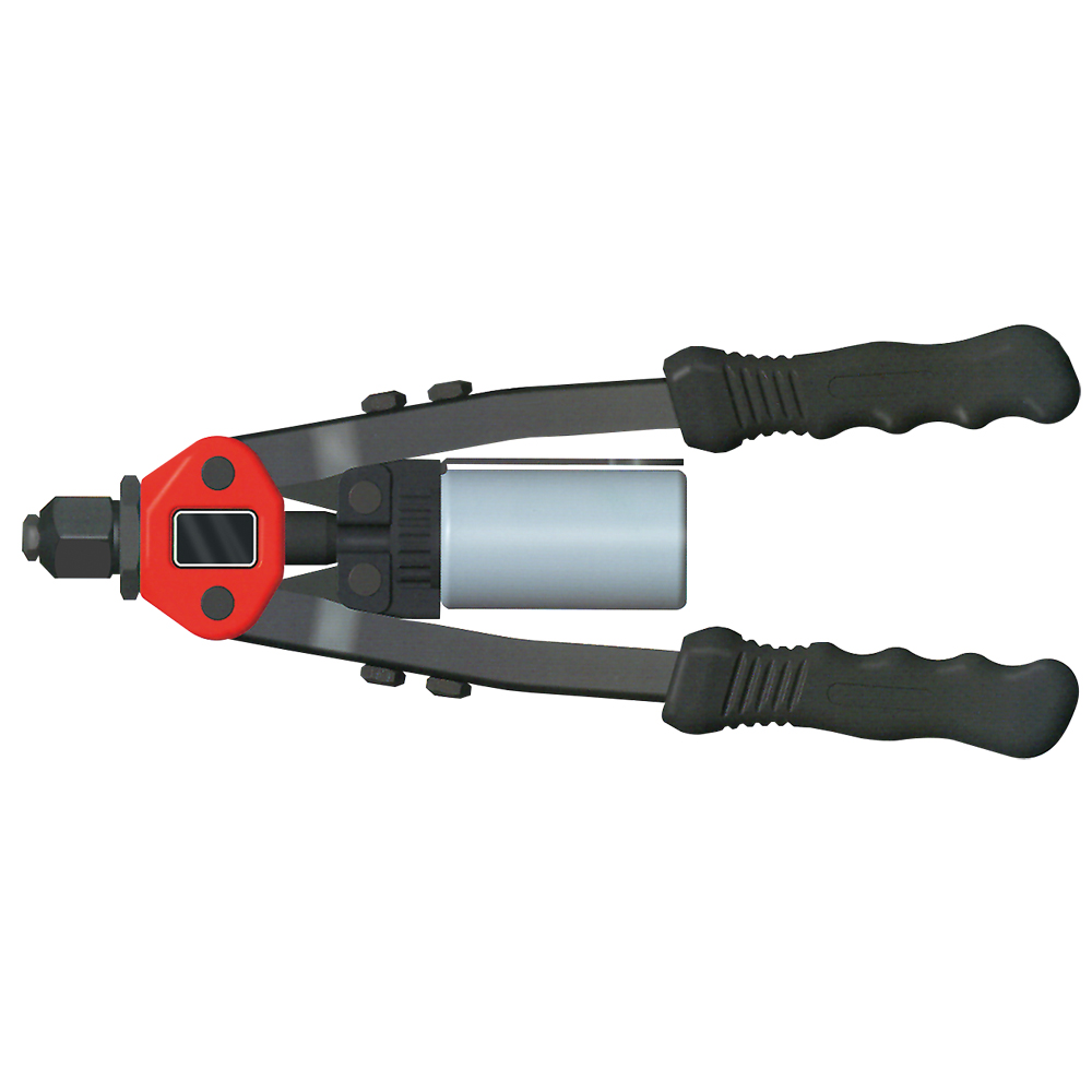 Blindnietzange Krafthebel 3,2-6,4mm Nieten,Cu,Alu,Stahl,INOX,320mm lang