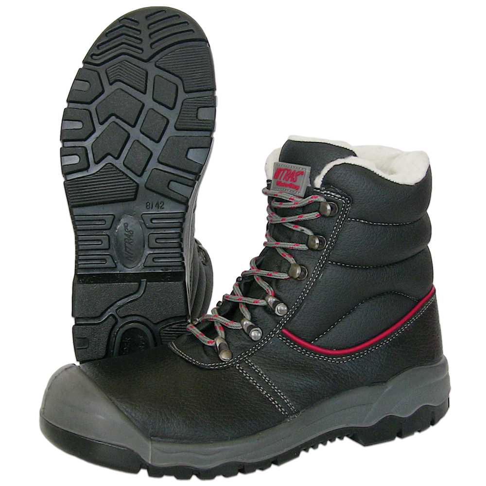 Sicherheitsstiefel WINTERSTEP S3 Gr.48 EN 20345 S3 SRA, schwarz, Webpelz