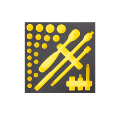 Schubladen-Modul 12 LEER Stecknusssatz 1 2/3 PermaPor 330x330x35mm