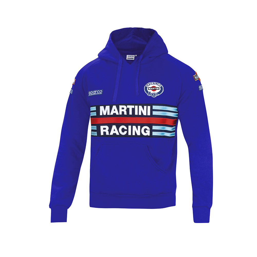 MARTINI RACING HOODIE REPLICA BLAU XL 90% Baumwolle, 10% Polyester - 300g/m²