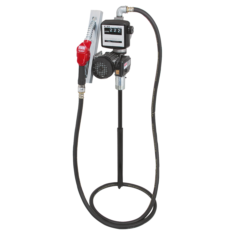 Fass+Umfüllpumpe elektrisch,230V,mit Literzähler,52l/min.,Automatik-Pistole