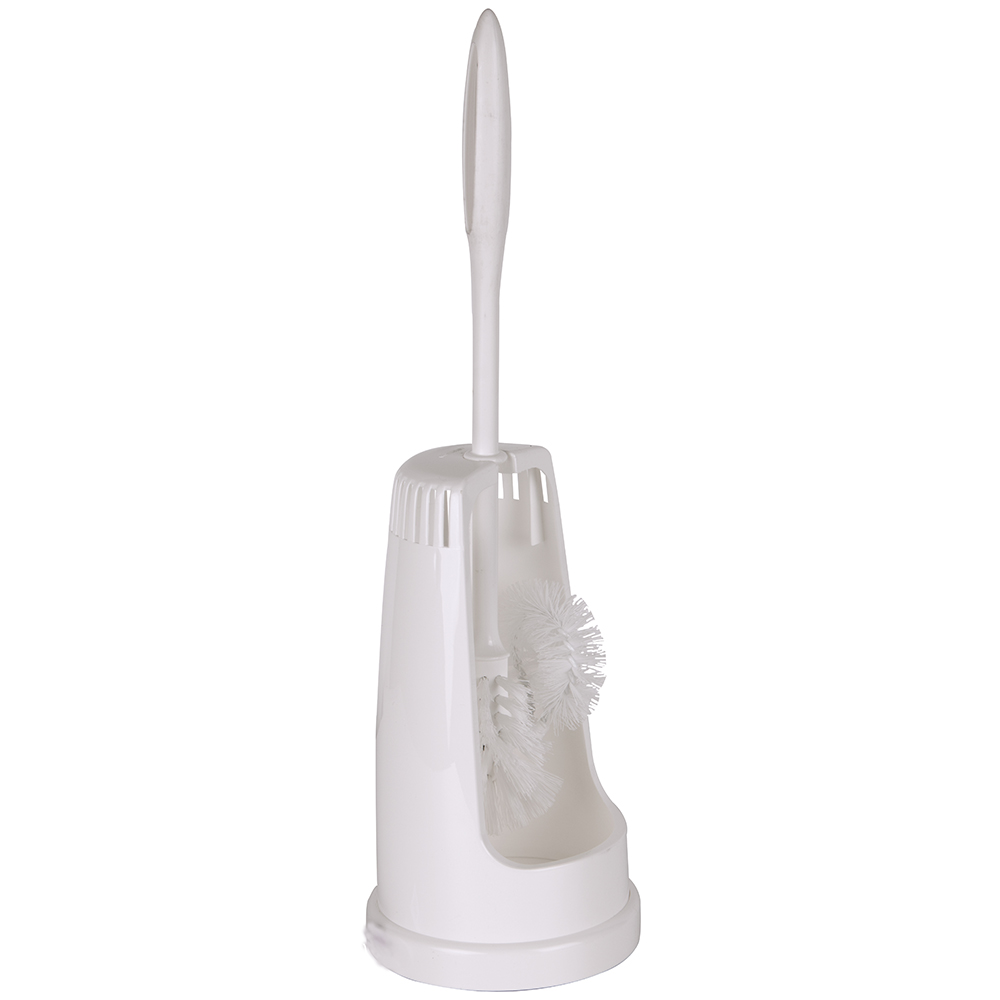 WC-Bürste mit Halter weiß
