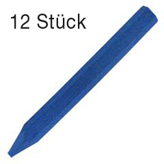 12 Stück Ölsignierkreide blau farbkräftig,lichtecht
