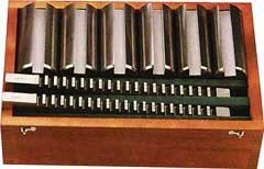 Keilnuten-Räumnadelszatz 2-3mm Keilnutenbreite,mit Führungsbüchsen,I