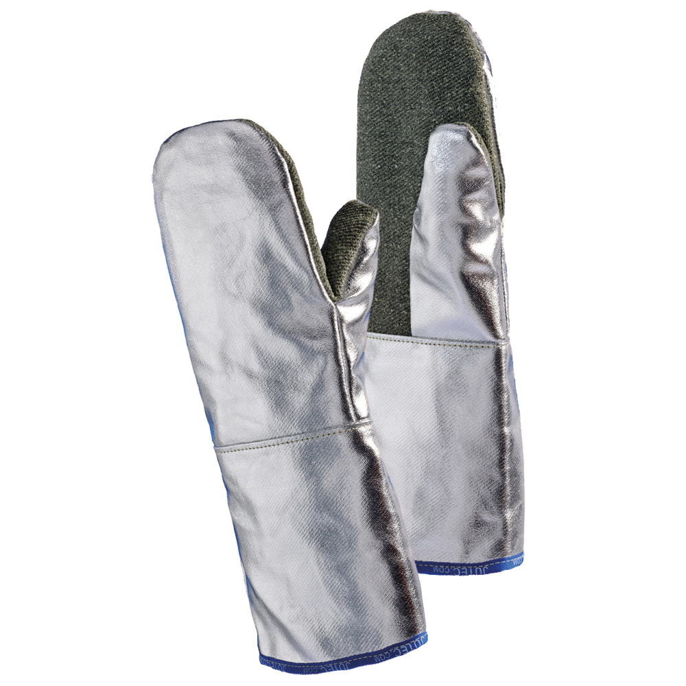 Hitzeschutzfauster Aramid/aluminisiert Gr.10,L:40cm,bis 500/1000°C