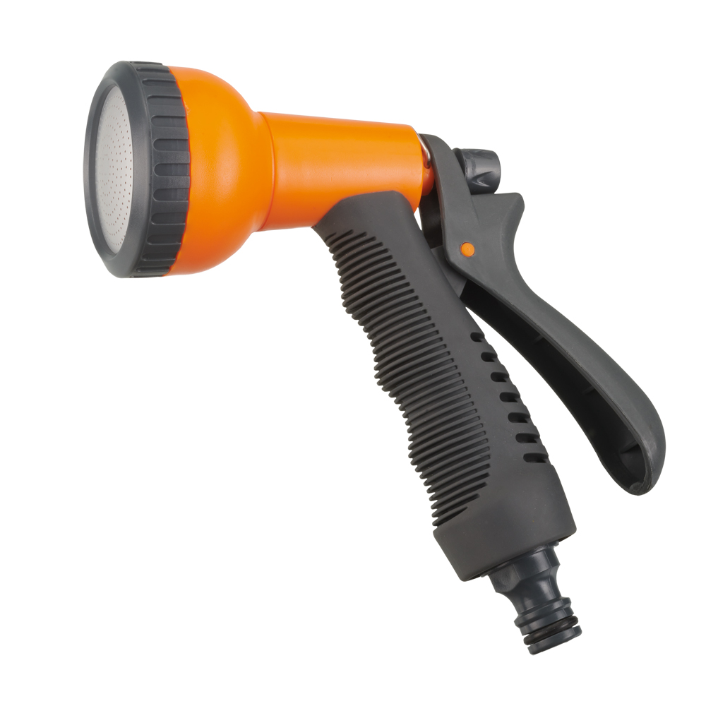 Bewässerungsbrause EVERTEC ABS, dunkelgrau/orange