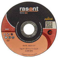 Trennscheibe RASANT InoxEco 125x1mm A60R-BFB,für Inox,extra dünn