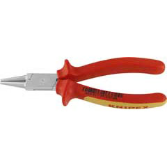 Rundzange 160mm poliert,ölgehärtet geprüfte PVC-Hüllen