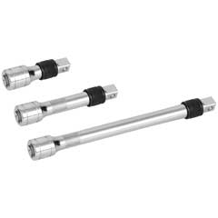 Fixier-Verlängerungssatz 1/2" 3-teilig 75+125+250mm mit Nussfesthalter