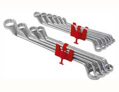 Doppel-Ringschl-Satz 6-32mm,10-teilig Chrom-Vanadium,verchromt,DIN838