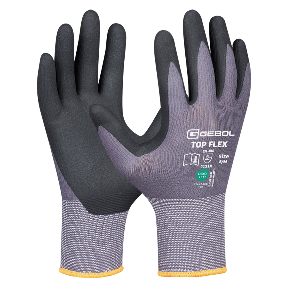 Montagehandschuh Maxi Top Flex Gr.8 EN 388 4.1.3.1.X. CE Cat.II, ÖkoTex 100