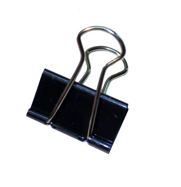 Halteklammer schwarz VP= 12 Stück