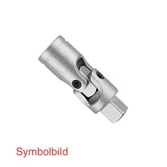 Kardangelenk 3/8" Chrom-Vanadium mattverchromt