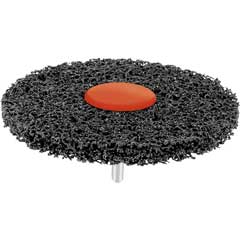 Rotorschleifnylonscheibe 100x13 mit 6mm Schaft,zum Reinigen und Entrosten