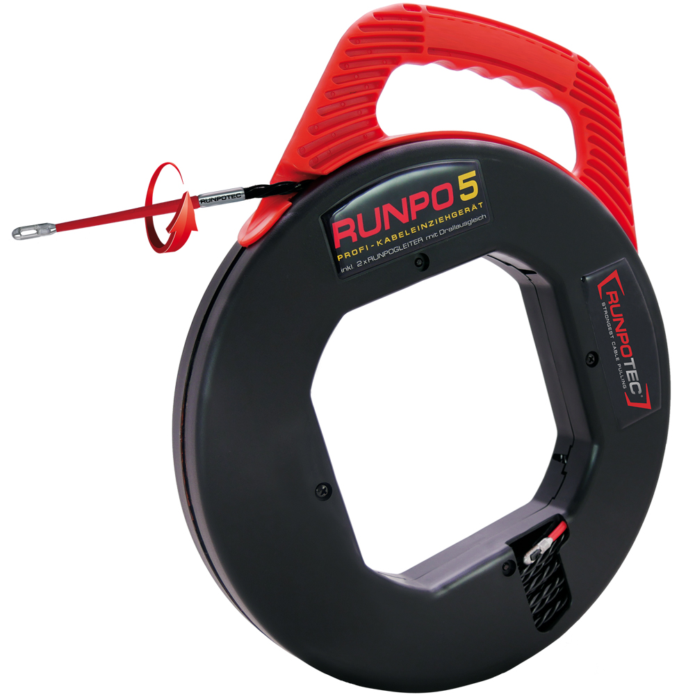 Kunststoff-PROFI-Einziehfeder 20m bruchfrei, 3-fach verdrillt