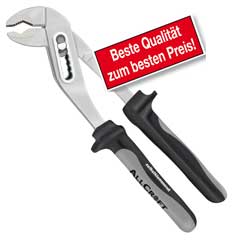 Wasserpumpenzange 240mm DIN/ISO8976,CV verchromt,2-Zonen-Isolierung,Softgriff