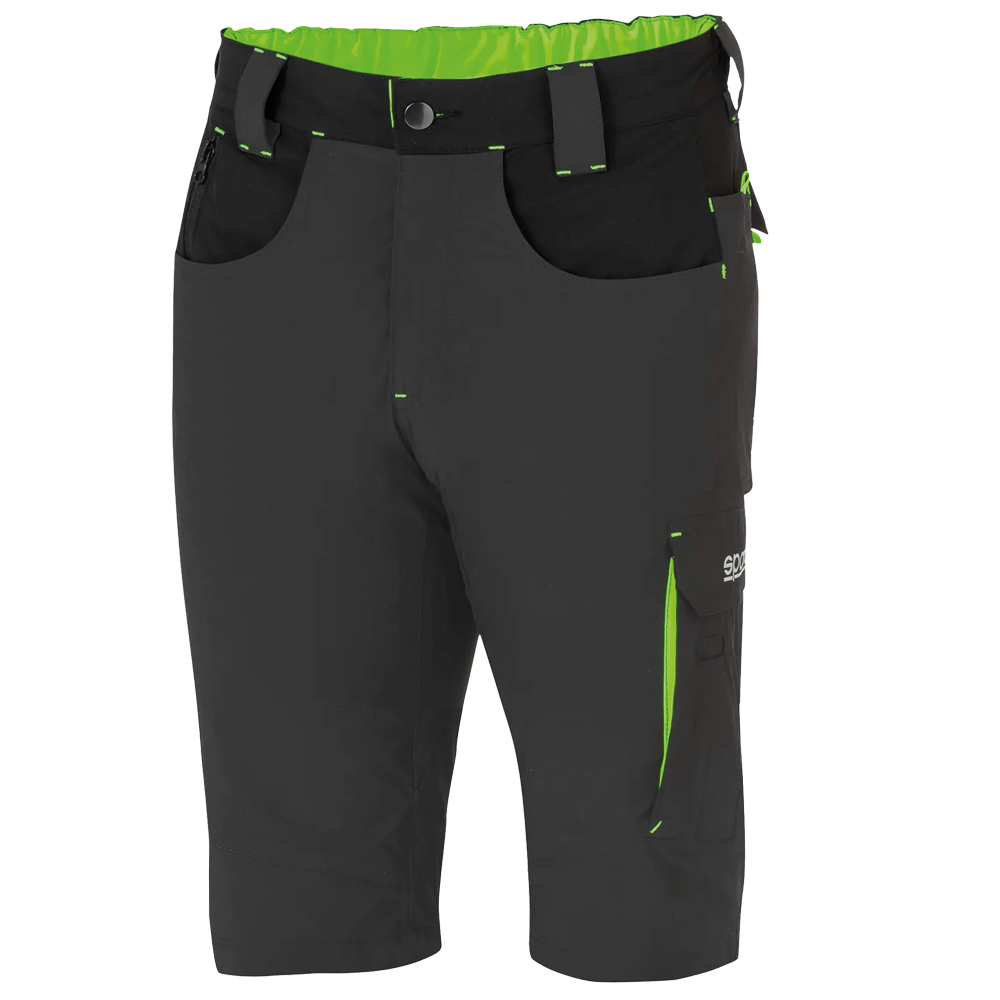 SPARCO Short Light Größe S grau/neongrün