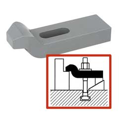 Spanneisen gekröpft 14x125mm M12+M14 nach DIN 6316,ganz gehärtet