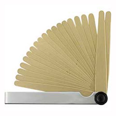 Messing-Fühlerlehre 0,05-1,0mm 20 Blatt rost-frei,antimagnetisch