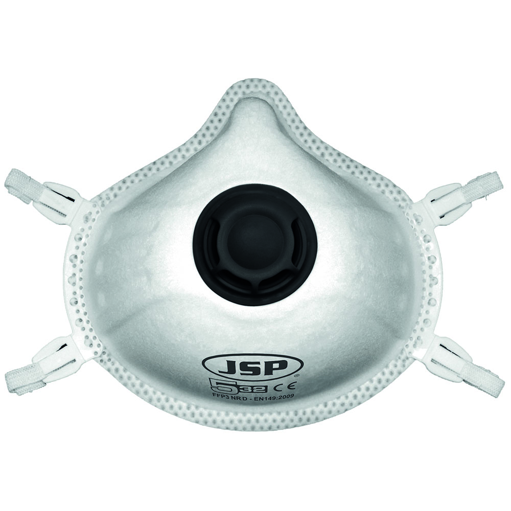 Partikel-Korbmaske JSP FFP3, 5 Stück mit Ventil, Modell 532