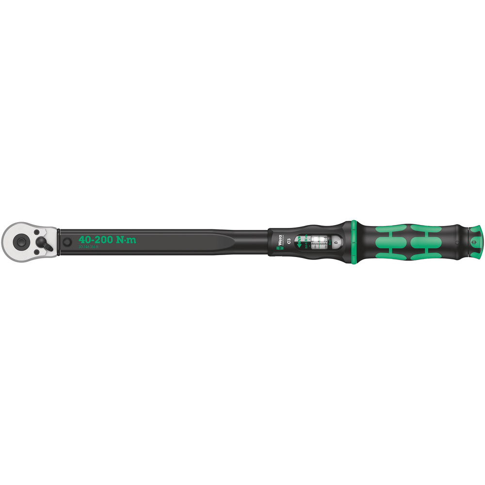 Drehmomentschlüssel WERA Click-Torque C3 40 - 200Nm,mit 1/2" Umschaltknarre