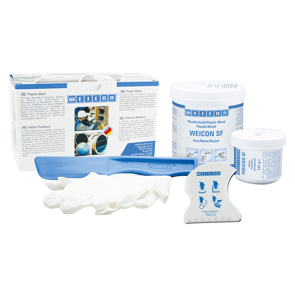 Metall-Plast "Sf" Stahl 0,5kg Epoxyd-Stahl,superschnellhärtend