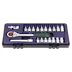 Kombi-Box TORX 1/2" 21-teilig Innen (E20-60)+Außen(E10-24)Nüsse und Antrieb