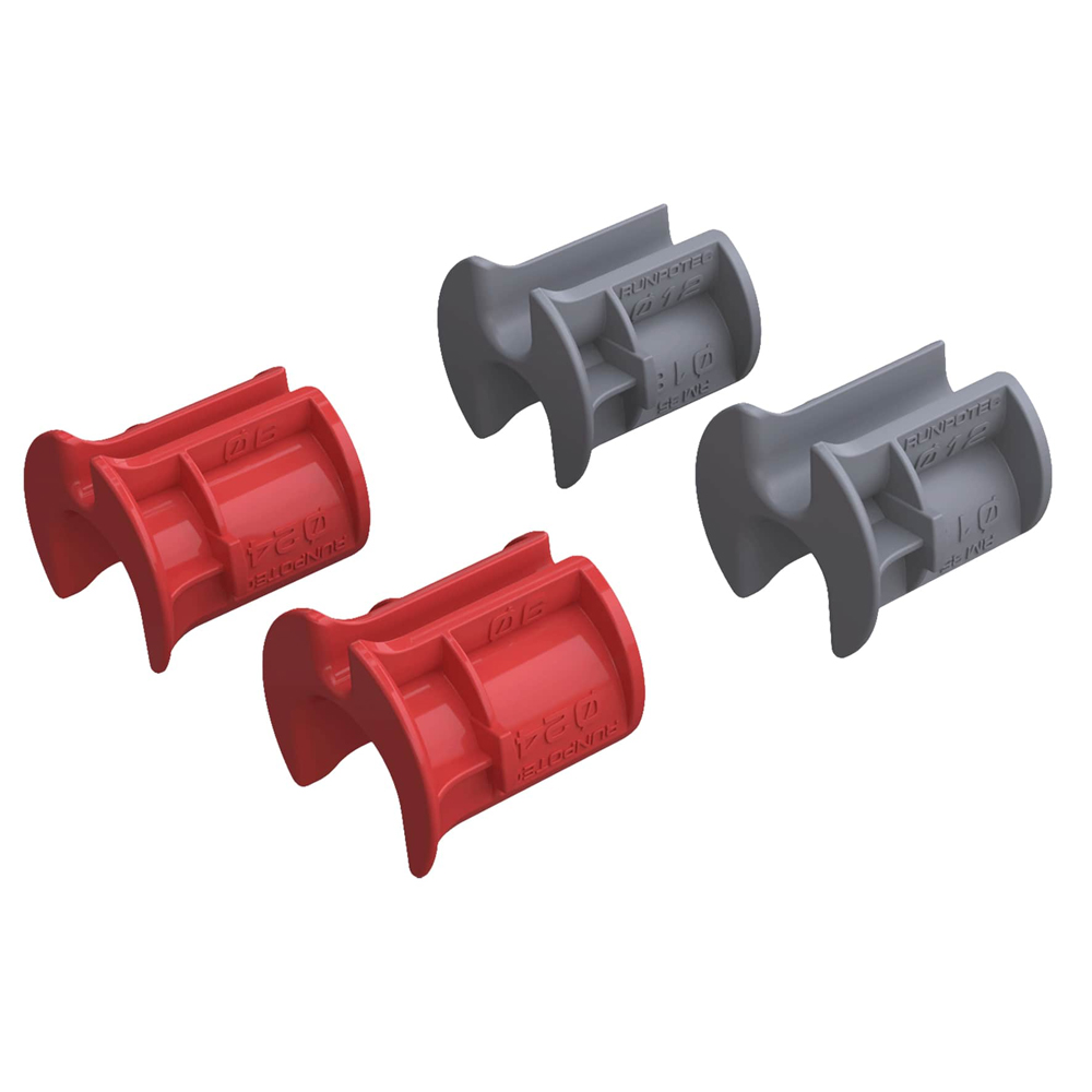 Führungsbacken RM35 - 4-teilig für Kabellängenmessgerät RUNPOMETER RM35