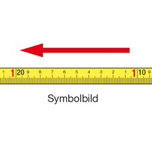 Haftbandmaß R/L 13mm/3m,mm-Teilung von rechts nach links steigend