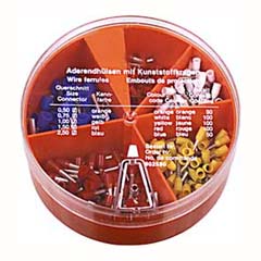 Endhülsen-Set 400-teilig 0,5-2,5mm² in Streudose