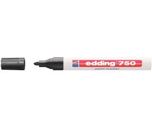 edding 750 Lackmarker schwarz mit Rundspitze ca. 2-4 mm