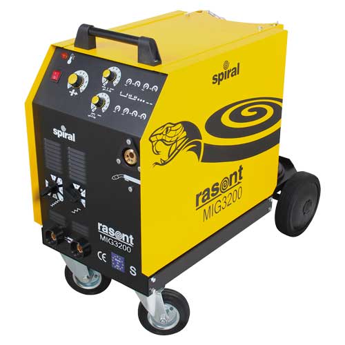 MIG-MAG-Schweißgerät RASANT-MIG 3200 3x400 V,45% ED,luftgekühlt,3x7 Stufen