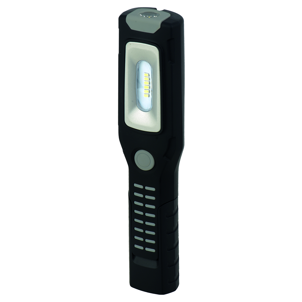 LED-Arbeitsleuchte 3W+1W 300lm+100lm 6500K ladbar über USB,mit Magnet u.Haken