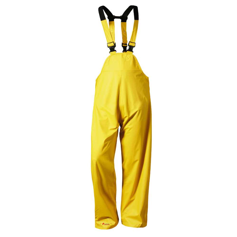 Latzhose gelb, PU Gr. 2XL elastische Hosenträger, verstellbare Taille